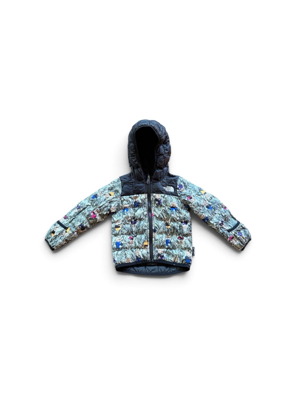 The North Face Baby ThermoBall Hooded Jacket – Thyme Forest Bears (12 Mos)